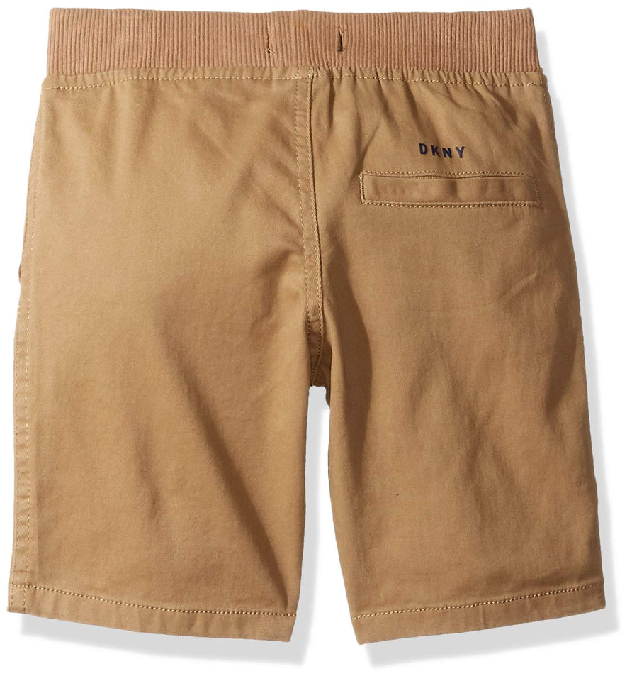DKNY - Conjunto de Playera y pantalón Corto de Sarga para niños