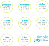 Simple Joys by Carter's Baby - Pantalón para niña (4 Unidades)