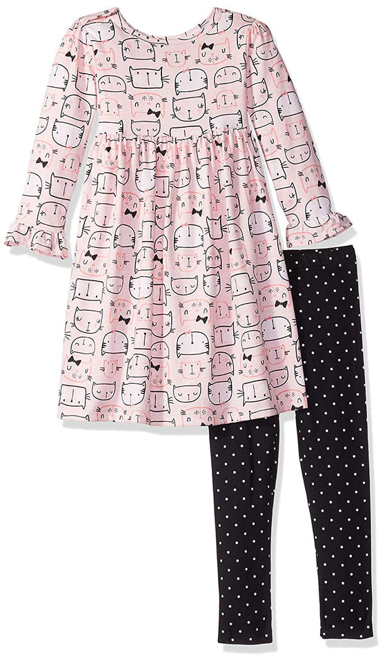 Gerber - Conjunto de Vestido y Leggings para niña