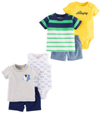 Carter's Baby - Conjunto de 6 Piezas de Playera y Pantalones Cortos