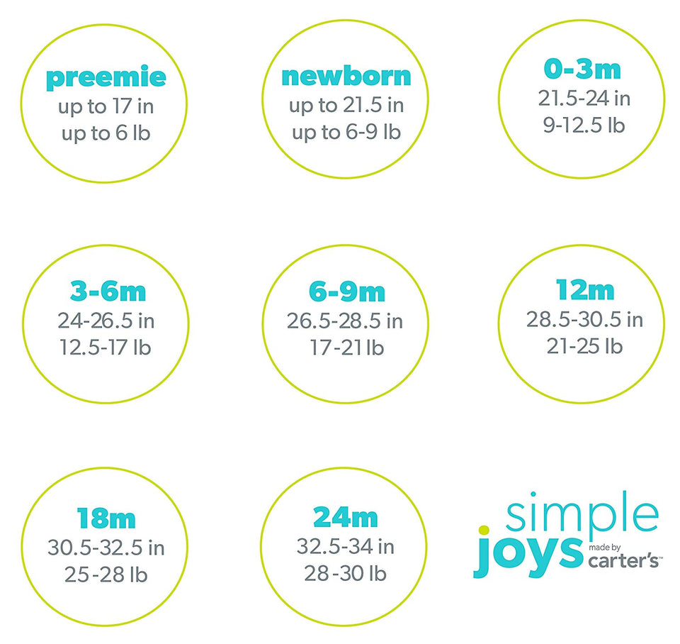 Simple Joys by Carter's Baby - Pantalón para niño (4 Unidades)