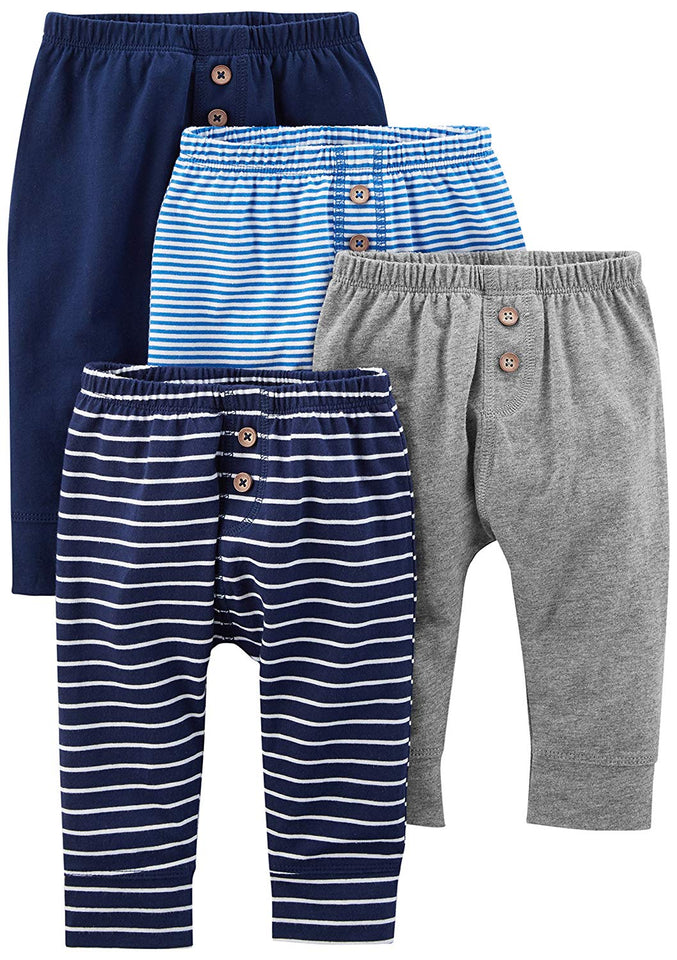 Simple Joys by Carter's Baby - Pantalón para niño (4 Unidades)