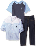 U.S. Polo Assn... - Juego de Playera y Pantalones de Manga Larga para niño