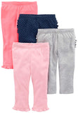 Simple Joys by Carter's Baby - Pantalón para niña (4 Unidades)